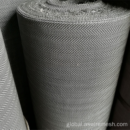 Stainless Steel Welded Mesh Black Low-Carbon Herringbone Wire Mesh Manufactory